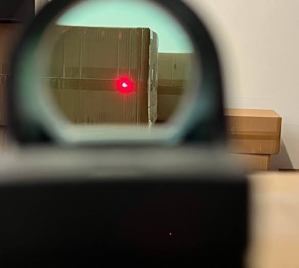 SRO Style Tactical Mini Red Dot Scope Sight with GL Mount Base & Picatinny Mount
