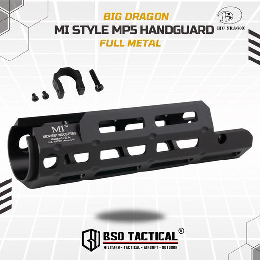 BD RIS MP5 7” MI Style Handguard Full MetaL Tactical - MLOK