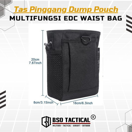 Tas Pinggang Dump Pouch Tactical Outdoor Multifunction Waist Bag EDC