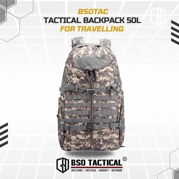 Tas Ransel Outdoor Multifungsi Outdoor Hunting Traveling Backpack Import 50L