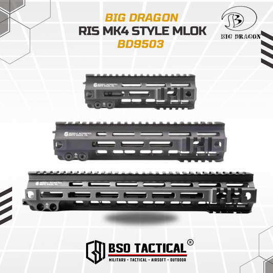 BD Tactical RIS Geiselle MLOK Modular Handguard MK4 7" 9.5" 13"