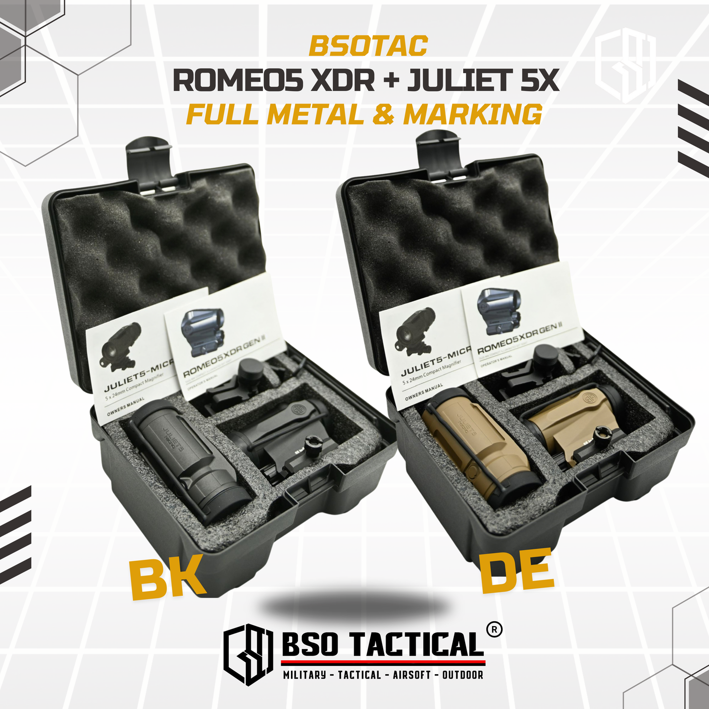 SIG Romeo 5 XDR With Magnifier Juliet 5X Tactical Sight