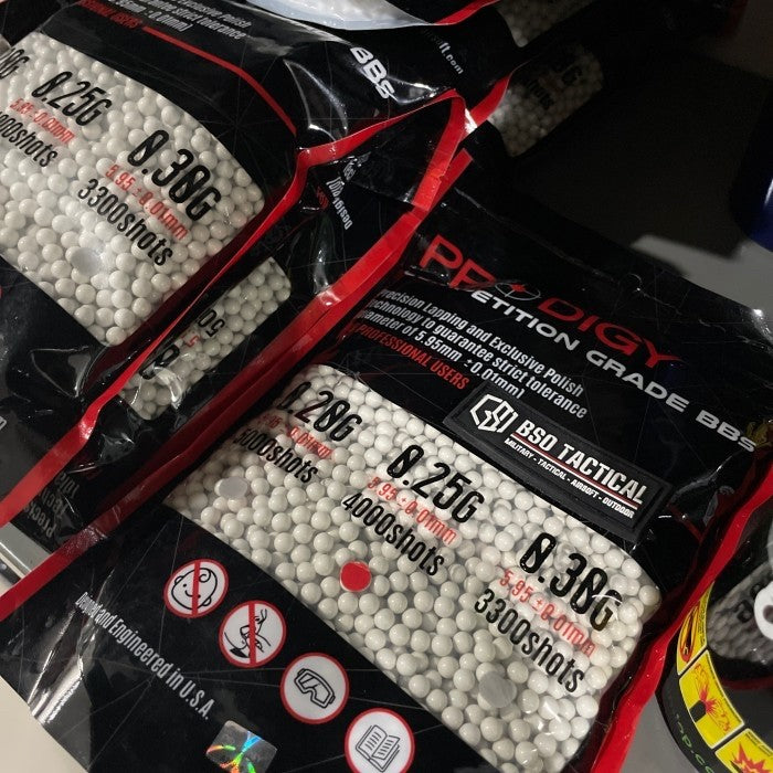 Prodigy Airsoft Competition BB's 6mm 0.25 / 0,25 4000 BB ORIGINAL