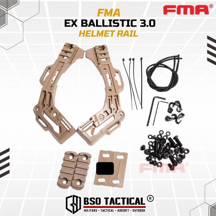 FMA EX Ballistic 3.0 Replacemet Tactical Helmet Rail EXF Team Wendy - TB1392
