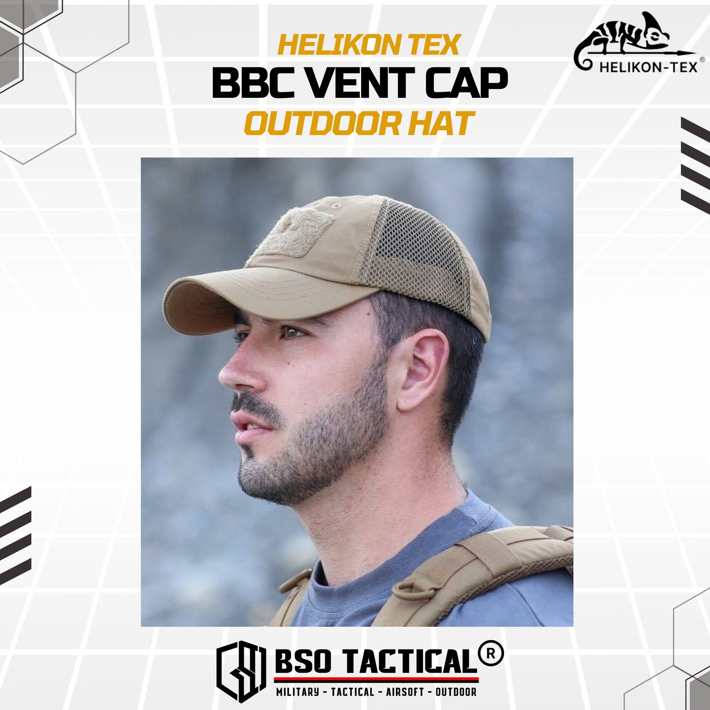 Topi Helikon Tex BBC Vent Cap Outdoor Hat Adjustable