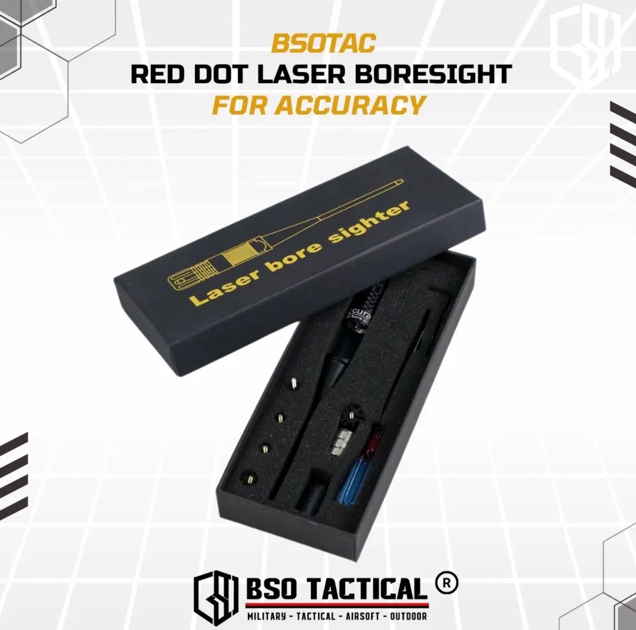 Tactical Boresight Red Dot Laser for Accuracy