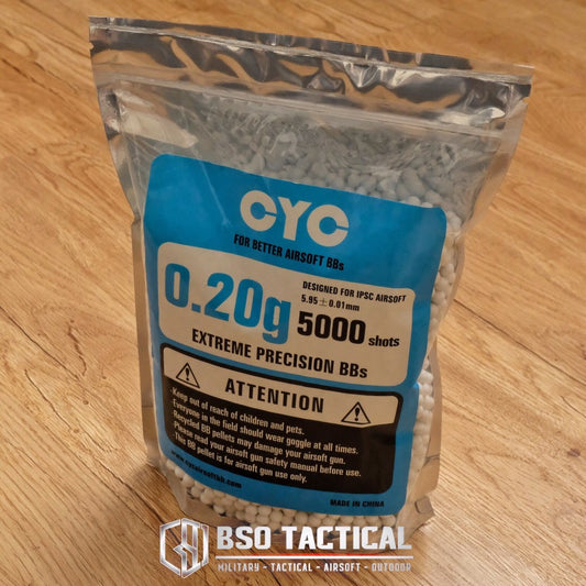 BB CYC 0.20 g / 0,20 g 5000 Shots Original For Airsoft - ORIGINAL