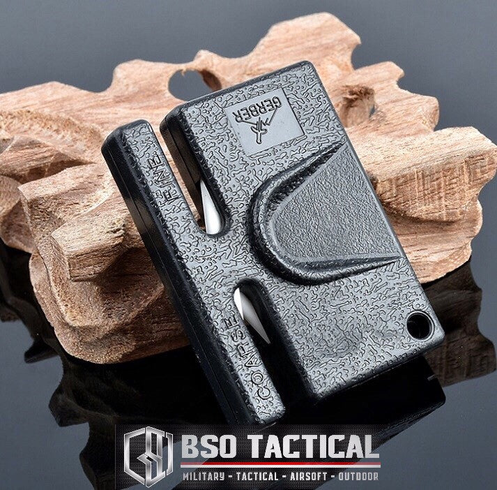 Pengasah Pisau GB Ceramic Pocket Portable Knife Sharpener EDC
