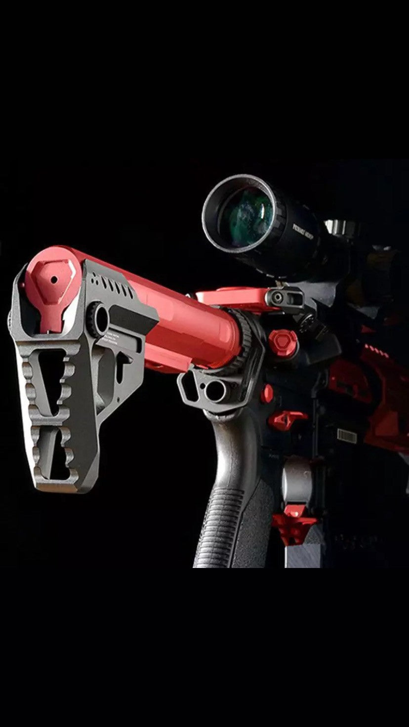 Popor Tactical Pit Buttstock SI Style CNC Alumunium Lightweight AEG