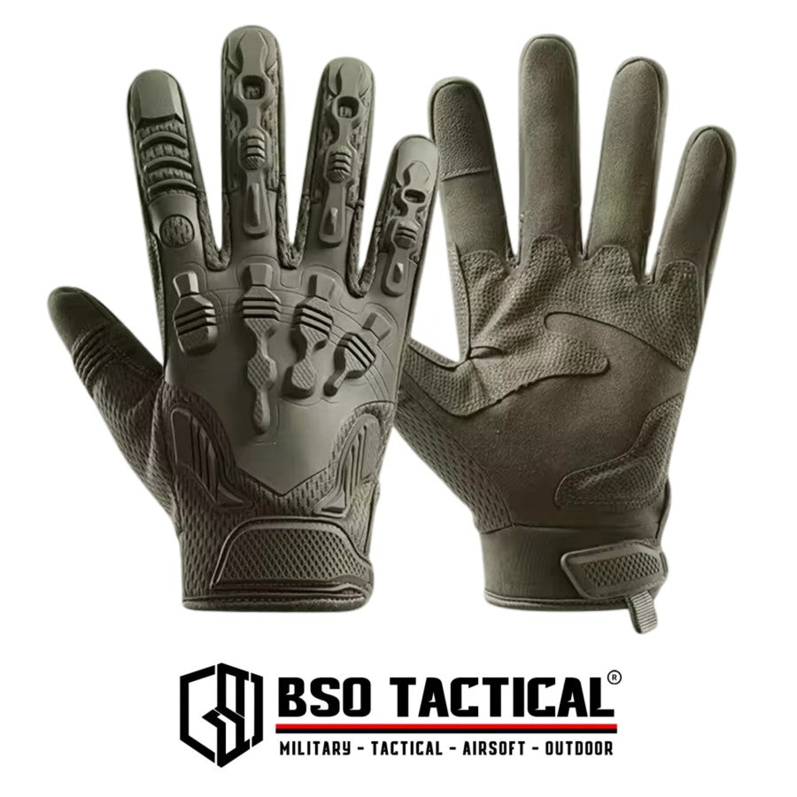 Battle Wood Outdoor Tactical Motorcycle Glove Full Finger Protection Multifungsi