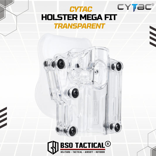 Cytac Holster Mega Fit Transparent Series NEW Universal ORI
