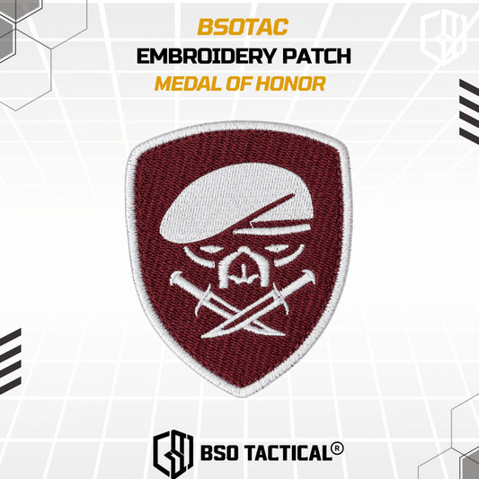 BSO Embroidery Patch Medal Of Honor 1st Battalion Ranger Bordir Patch