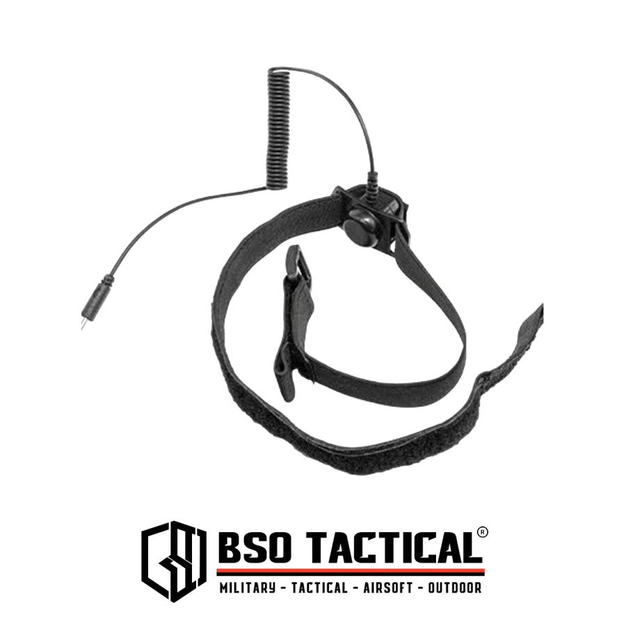Earmor S20 Throat Microphone Tactival Headphone Strap Earmuff for M32
