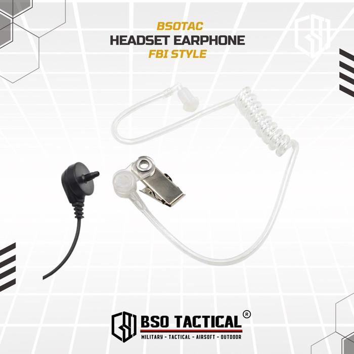 Headset Earphone Walkie Talkie FB Style 2 Pin HT
