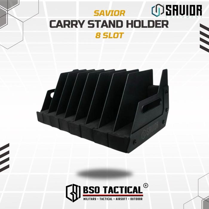 Savior Carry Stand Rack Display 4 SLOT & 8 SLOT