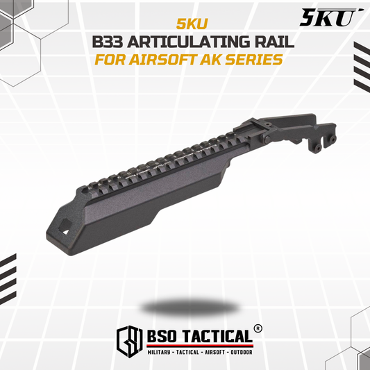 5KU B33 Articulating Rail AK Top Dust Cover Zenitco Style for Optic
