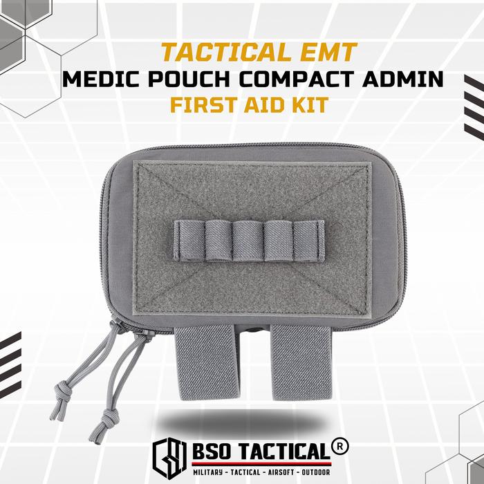 Tactical EMT Medic Pouch Compact Admin First Aid Kit Trauma Kit Organizer Molle