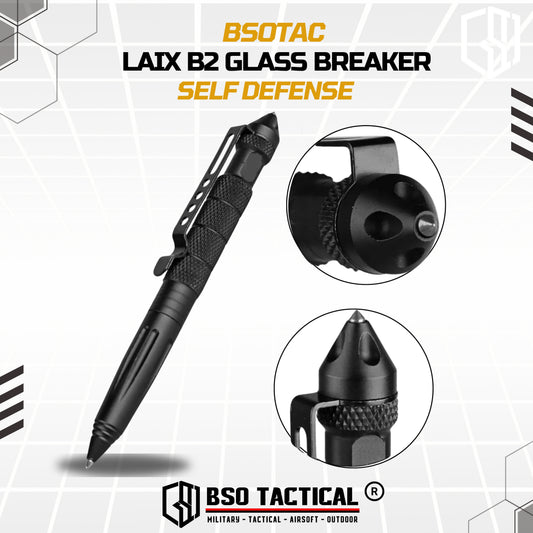 Laix Tactical Pen B2 Glass Breaker EDC Self Defense Survival Tools