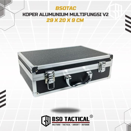 Koper Portable Alumunium V2 Multifungsi Case Safety Storage Box Kabin