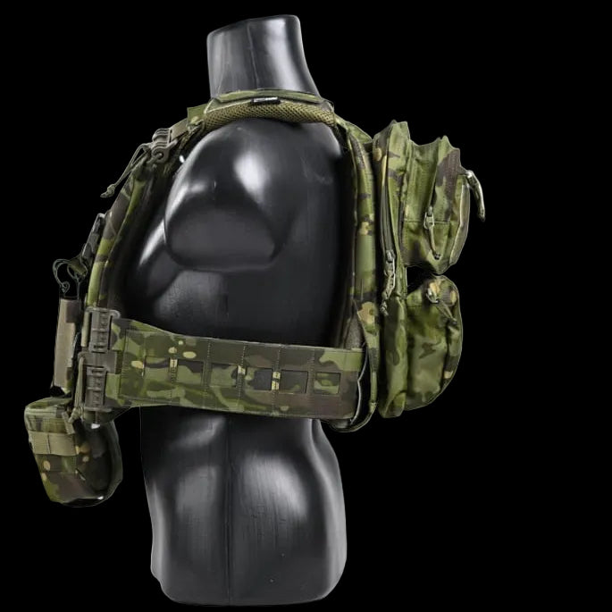 FOX TWO VIDAR V2 Rompi Tactical Body Vest Molle Laser Cutting Set Plate Carrier ORIGINAL Foxtwo - Multicam Tropic