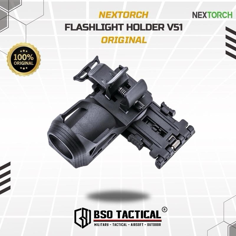 Nextorch V51 Tactical Flashlight Holder Quickdraw Holster Tempat Senter Outdoor - ORIGINAL
