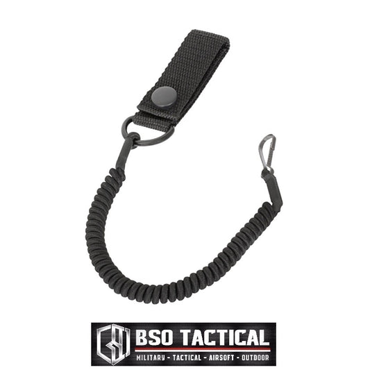 OPSMEN Flashlight Lanyard Spiral Sling Tali Senter with Belt Connector OA003