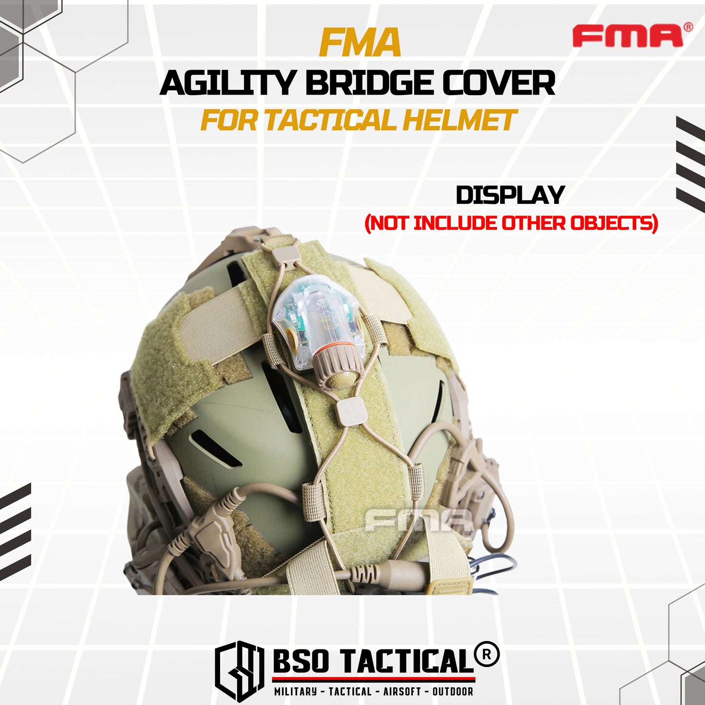 Cover Helm FMA Universal Agility Bridge for Tactical Helmet
