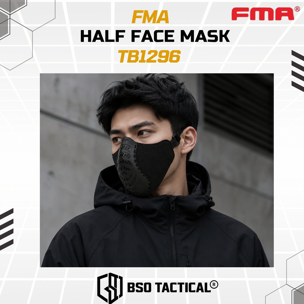 FMA Masker Half Face Mask Kain Pelindung - TB1296