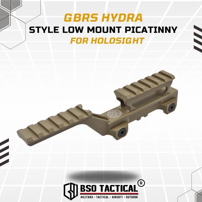 GBRS Hydra Style Low Mount Picatinny for Holosight Anpeq Full Metal