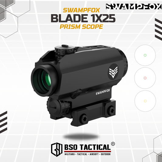 Swampfox BLADE 1X25 Prism Scopes Tactical Red Dot Scope