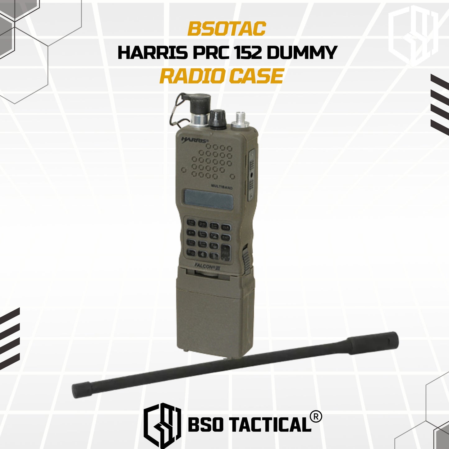 FMA Harris PRC 152 Dummy Radio Case Accesories Gear Walkie Talkie Tempat HT