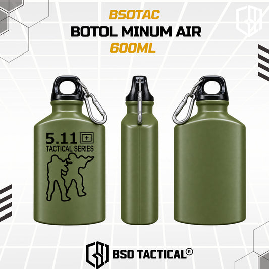 Botol Minum Air Stainless dengan Kompas - Volume 600 ML