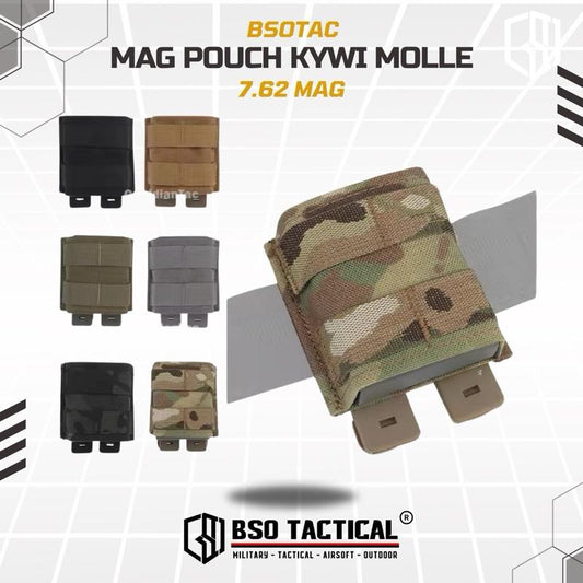 WS Tactical Molle Single Mag Pouch 7.62 Kywi Insert Fastmag