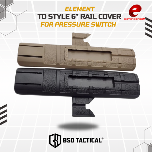Element TD Style Battle Grip 6” with Pocket Pressure Switch Polymer