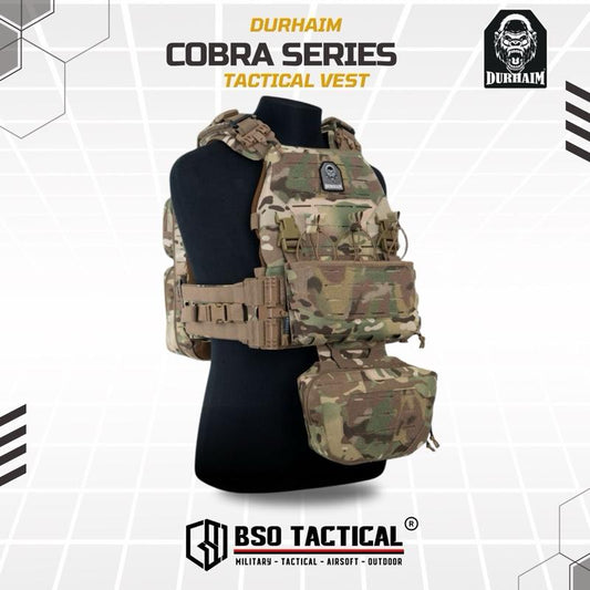 Durhaim Rompi Cobra Series Multicam Vest Tactical Plate Carrier ORIGINAL