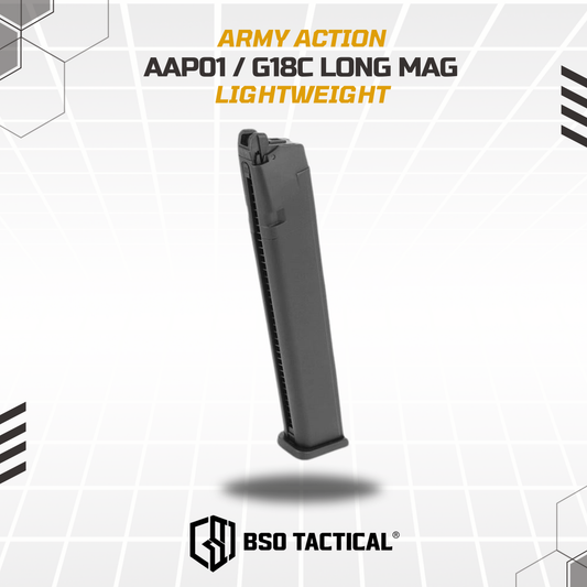Action Army Long Mag 50rds Lightweight AAP01 G Series Mainan GBB Toys Sport