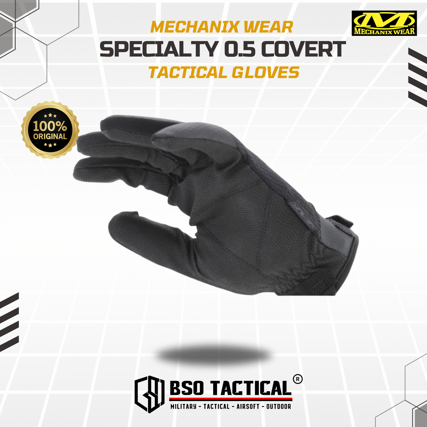 Sarung Tangan Outdoor Mechanix Wear Glove Specialty 0.5mm Covert - ORIGINAL