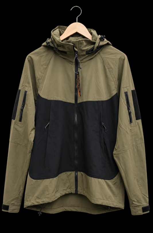 Jacket Windbreaker Soft Shell with Hoodie for Outdoor Quick Dry