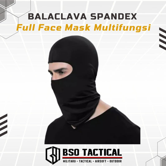 Balaclava Spandex Full Face Mask Multifungsi Masker Outdoor Import