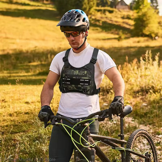 Front Chest Pack EDC Outdoor Sport Bag for Hiking Fishing Cycling Camping Gear