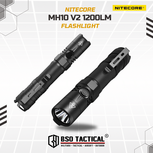 NITECORE MH10 V2 CREE L2 V6 LED 1200LM Tactical Flashlight - ORI