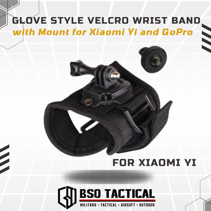 Glove Wrist Band Mounting for Action Cam Outdoor Camera Kamera