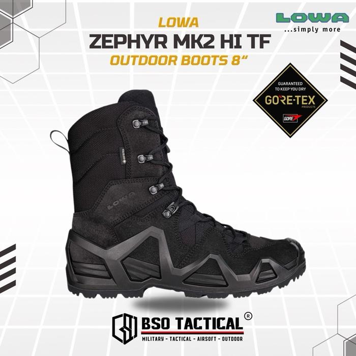 Sepatu Tactical LOWA ZEPHYR MK2 GTX HI Outdoor Boots Shoe High ORIGINAL