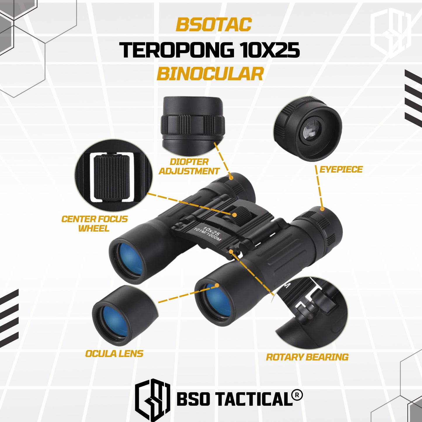 Teropong Outdoor 10x25 Binocular HD