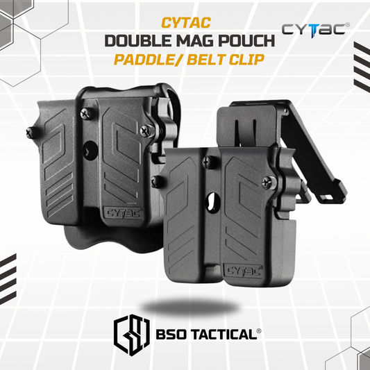 Cytac Tactical Double Mag Pouch 9mm Holster Universal - ORIGINAL