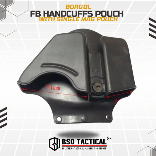 Holster Tactical FB Holder CU9 Borgol with Single Mag Handcuff Pouch