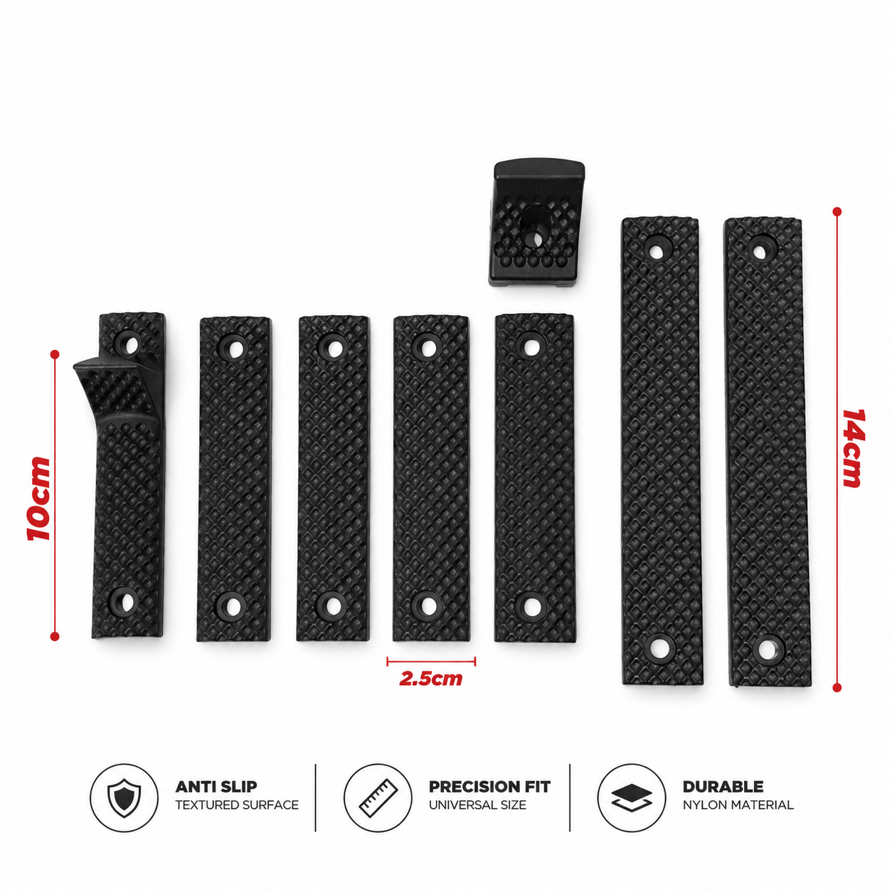 KAC Handstop Rail Panel Kit Cover Set Grip for Handguard - MLOK
