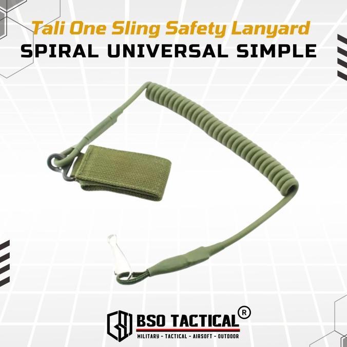 Tali One Sling Safety Lanyard Spiral Universal Simple Version