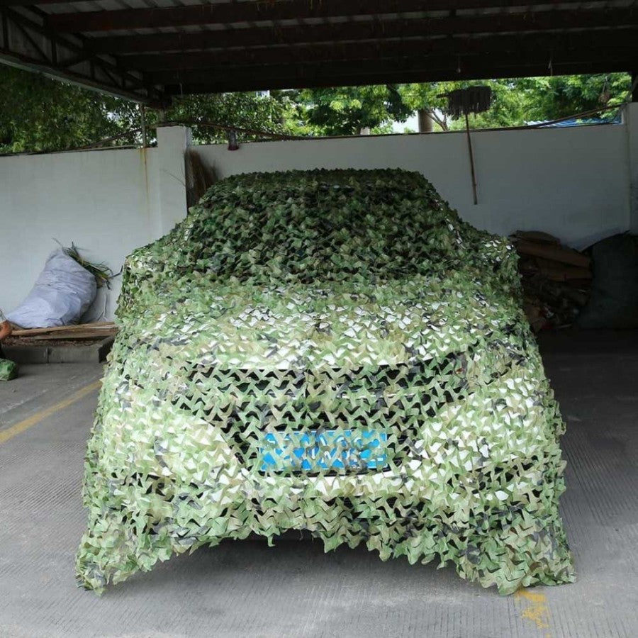 Kain Jaring Camouflage 4X2M Sarung Mobil Nets Camping Forest Outdoor Tent