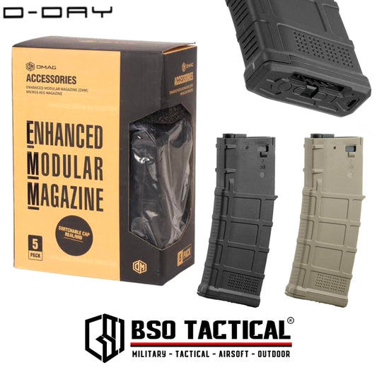 Mag Kerek DMAG M 4 ( D-Day ) 350rd Hicap Wheel EMM AEG Polymer
